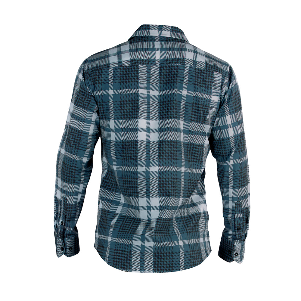 Camisa De Moda Manga Larga de Microfibra , Corte Modern Fit G