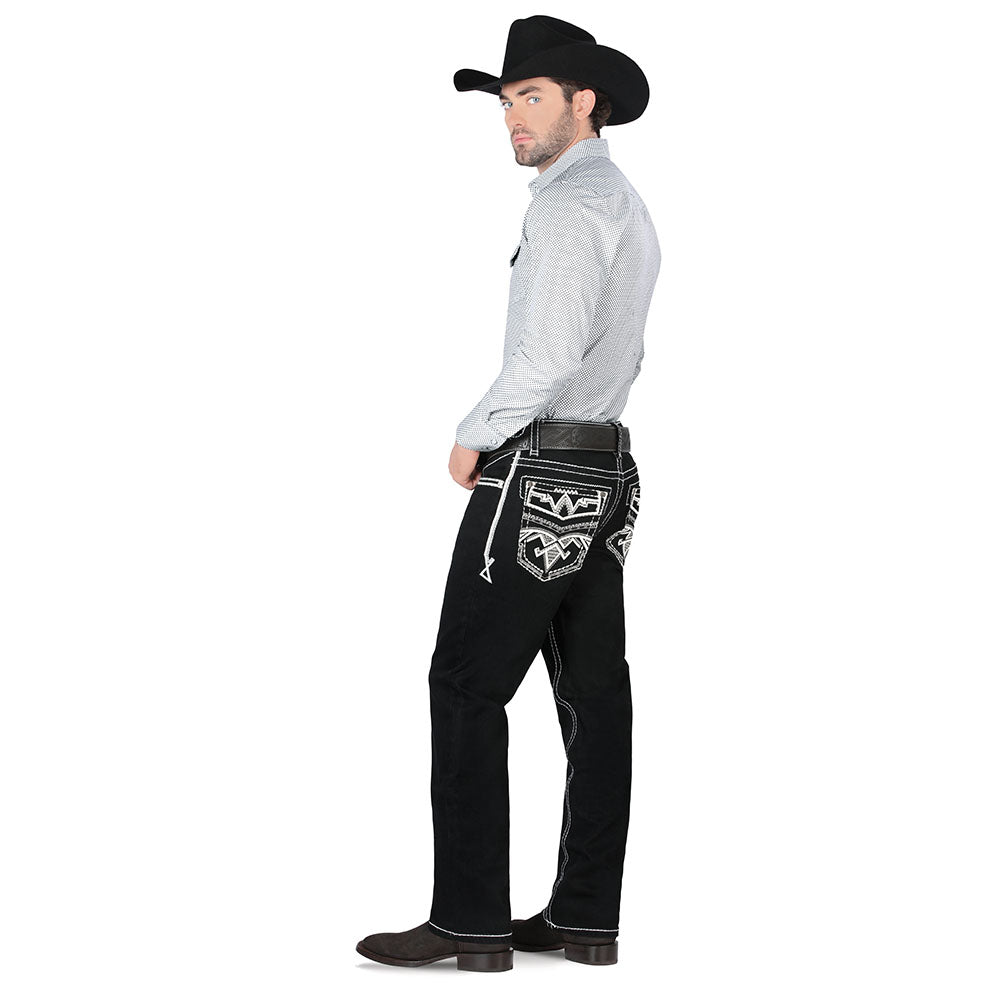 Pantalon Mezclilla Stretch , Corte Modern Boot 4612