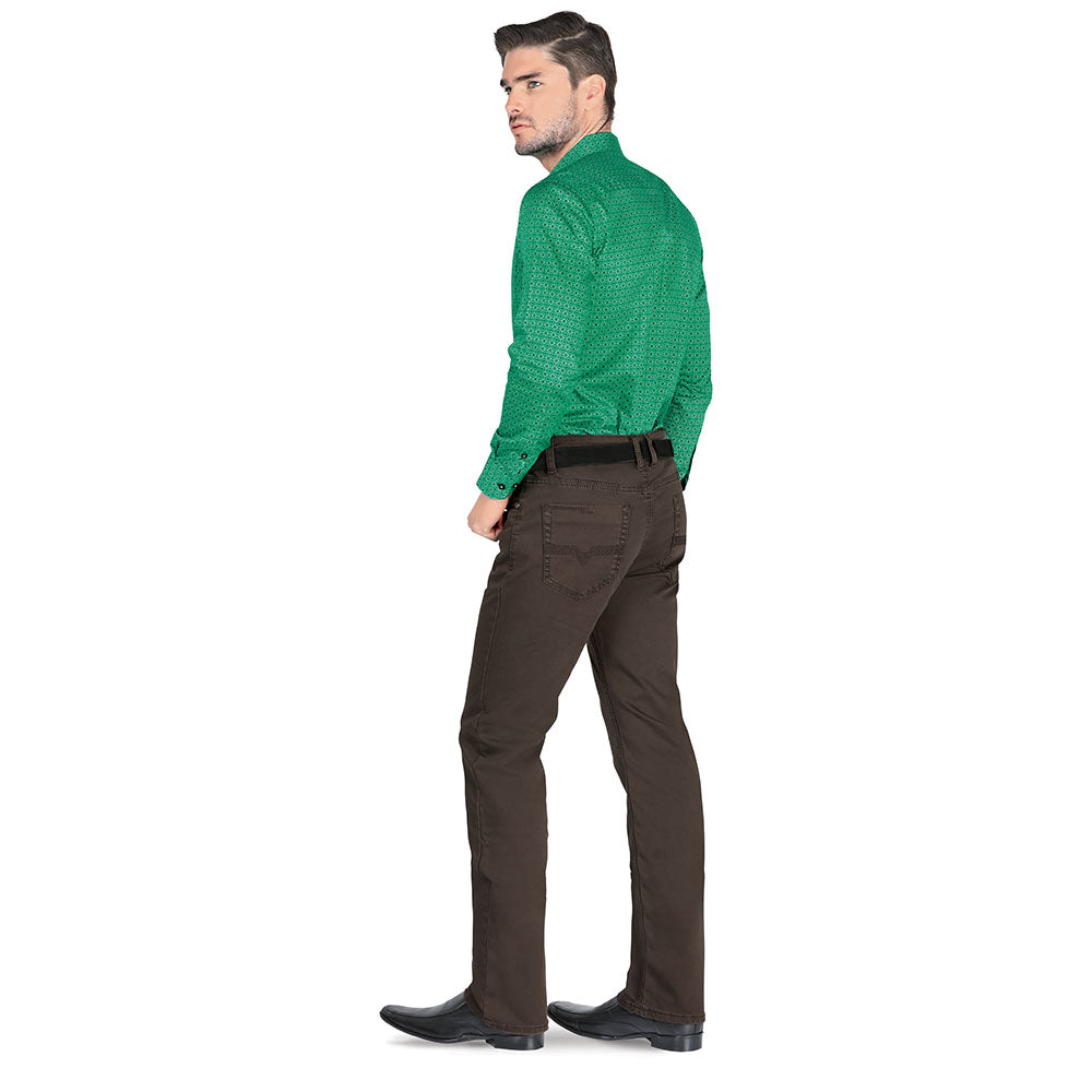 Pantalon Stretch, Corte Modern Boot 5602