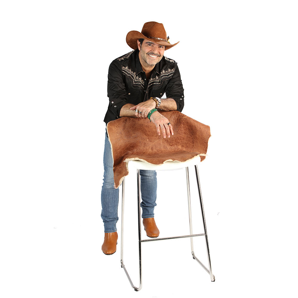 Camisa Bordada Caballero , 100% algodon, Boton de broche modelo-3543